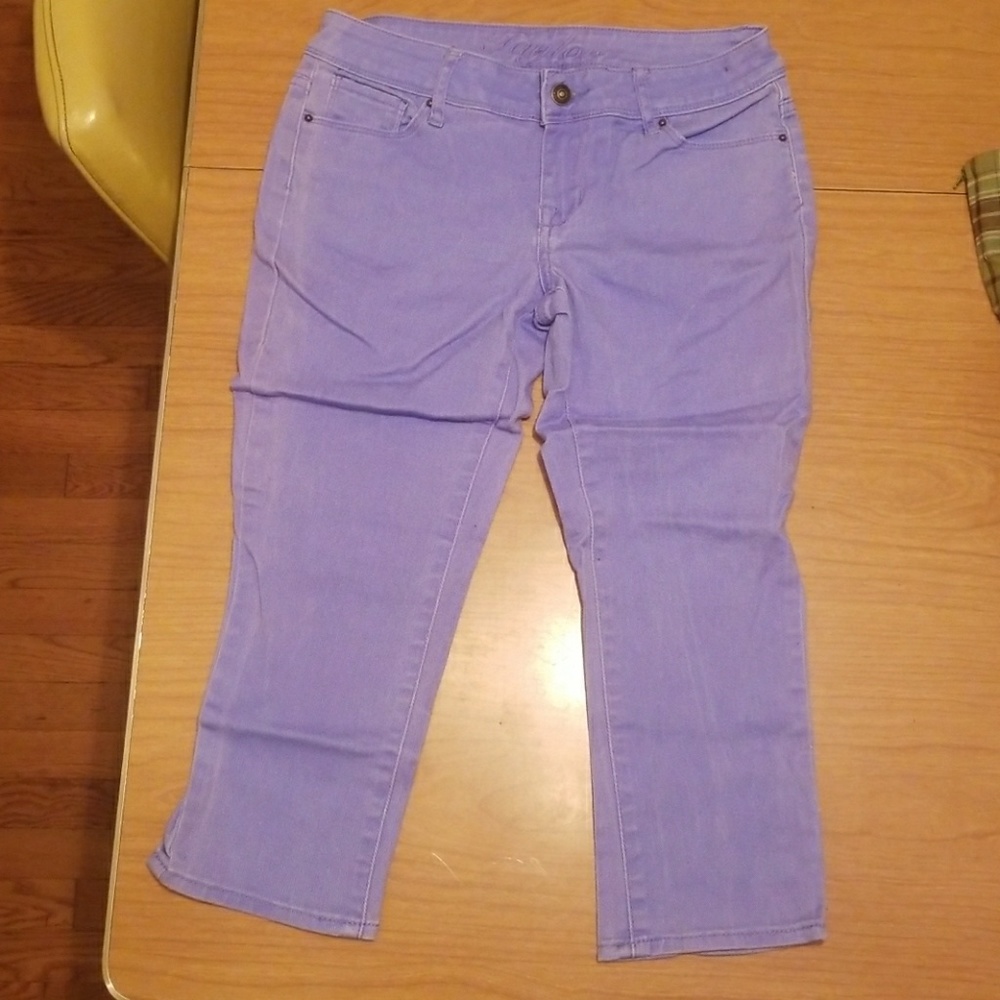 Taylor light purple Capri jeans from delia's