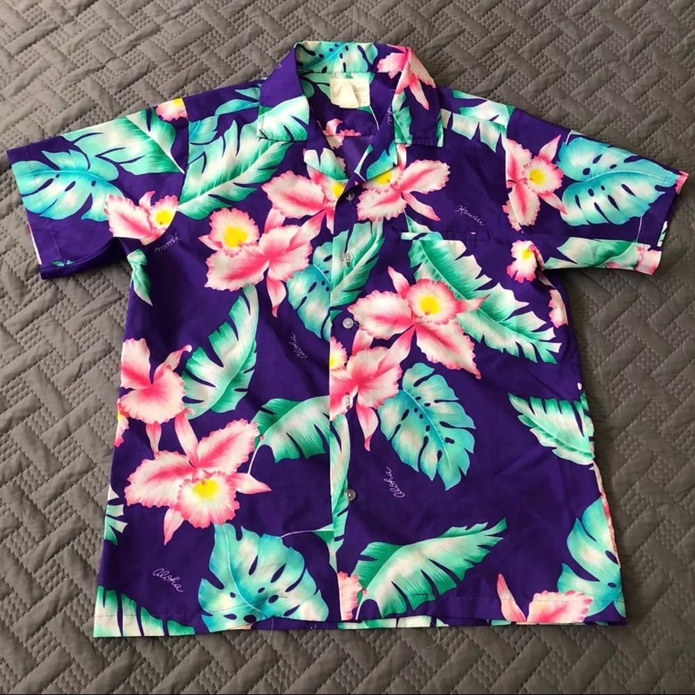 Hawaiian flavor vintage Hawaiian shirt - Picture 1 of 4