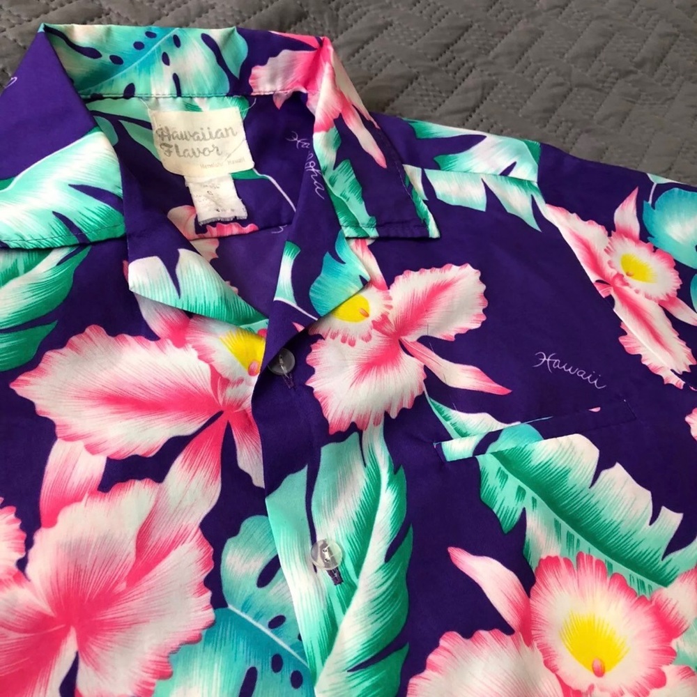 Hawaiian flavor vintage Hawaiian shirt - Picture 3 of 4