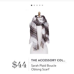 Stitch Fix Sarah Plaid Oblong Scarf