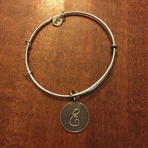 Alex and Ani bracelet "E"