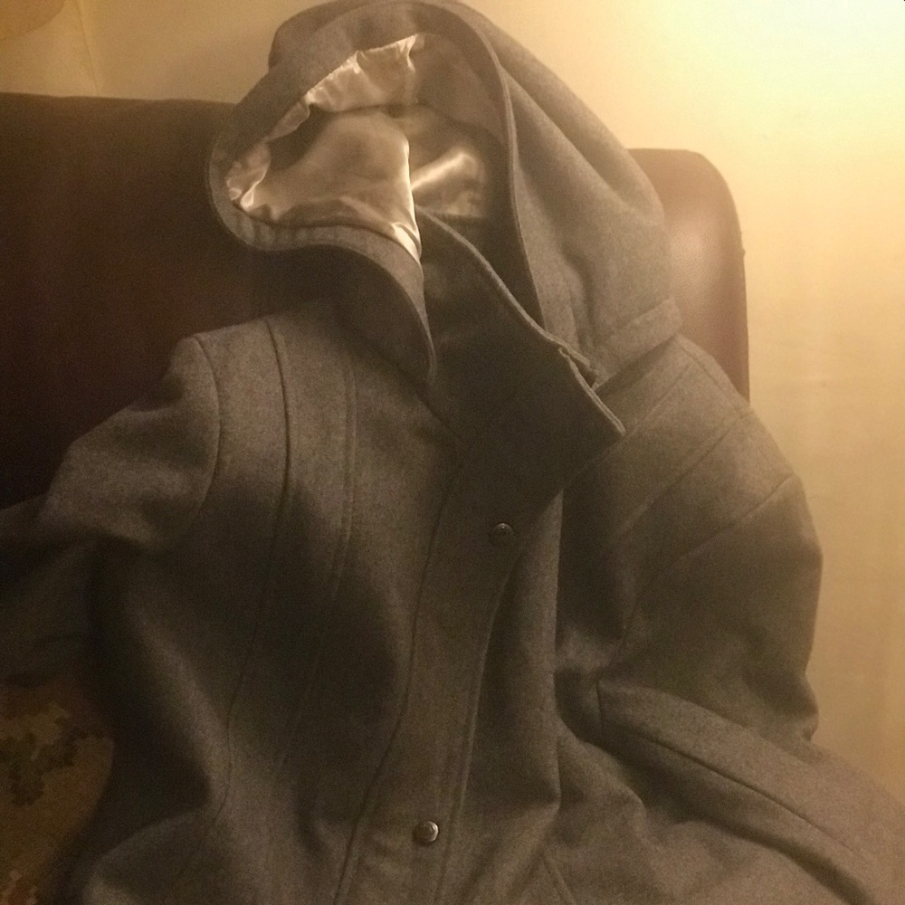 Women’s Calvin Klein winter pea coat (Grey)