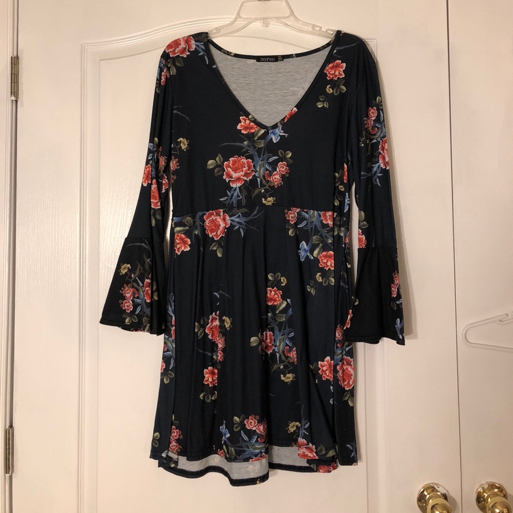 Long sleeve Flower Dress
