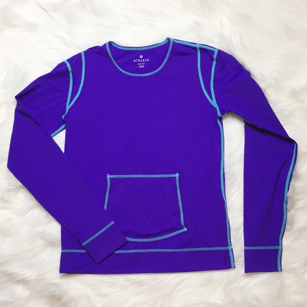 Athleta Long Sleeve Athletic Top XXS