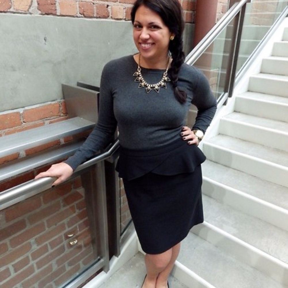 EXPRESS PEPLUM PENCIL SKIRT