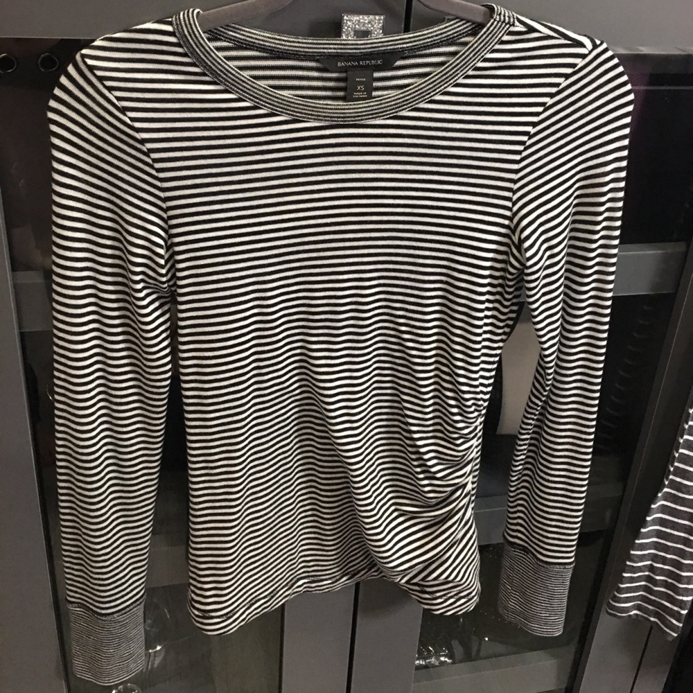 Black and white striped shirt