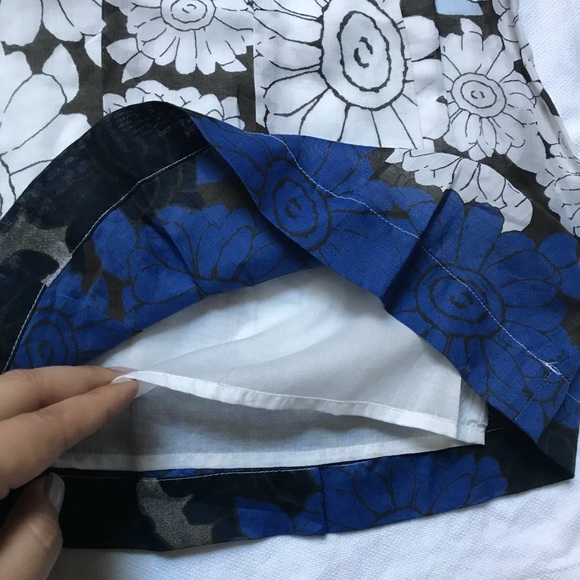 NWT ESPRIT Blur and White Floral Skirt - Picture 6 of 6