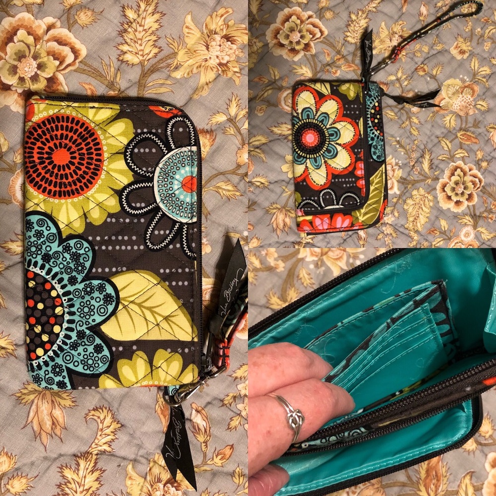Flower Shower Vera Bradley wristlet