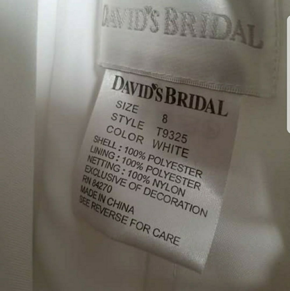 NWT davids bridal wedding dress