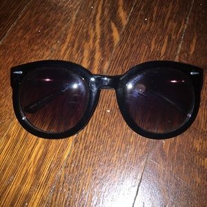 Black Free People Oversized Sunglasses
