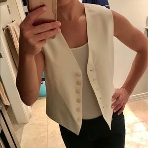 Stella McCartney Cream Button Up Vest