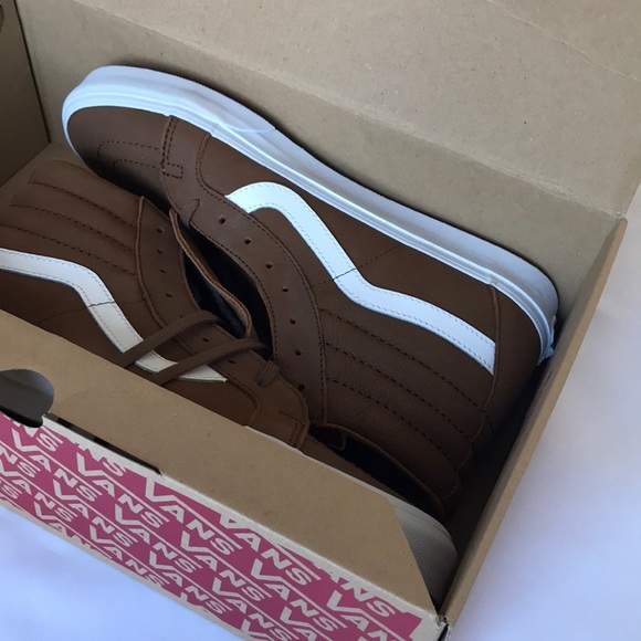 New vans SK8 hi reissue premium leather dachshu - Picture 4 of 8