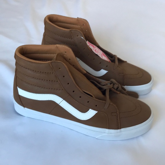 New vans SK8 hi reissue premium leather dachshu - Picture 5 of 8
