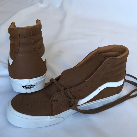 New vans SK8 hi reissue premium leather dachshu - Picture 6 of 8