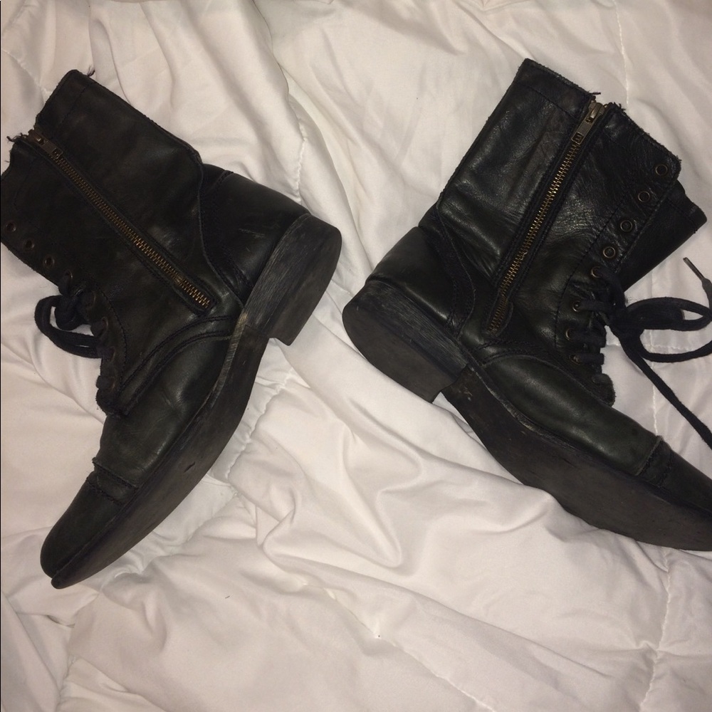 Black Combat Boots