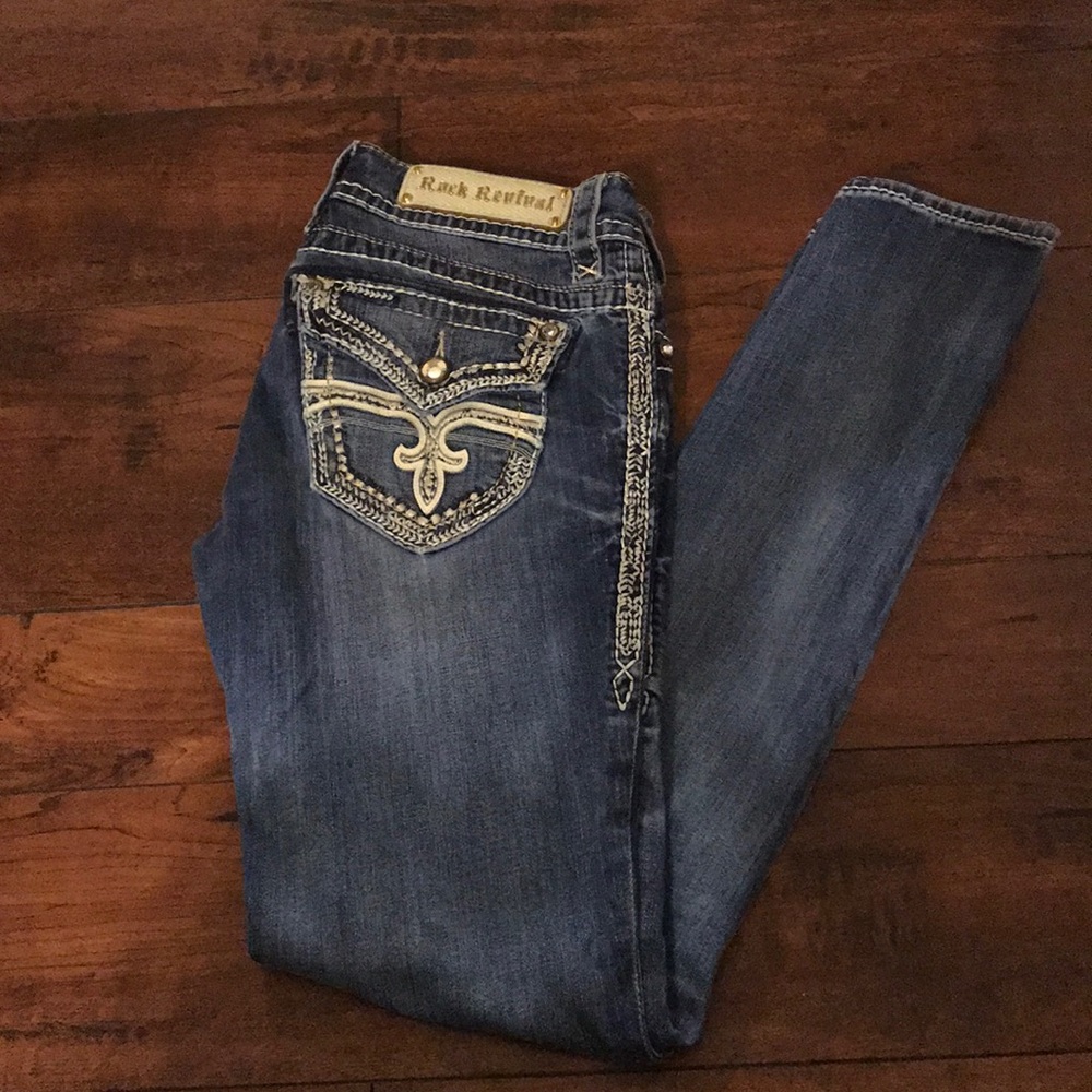 Rock Revival Skinny Jeans! Size 28