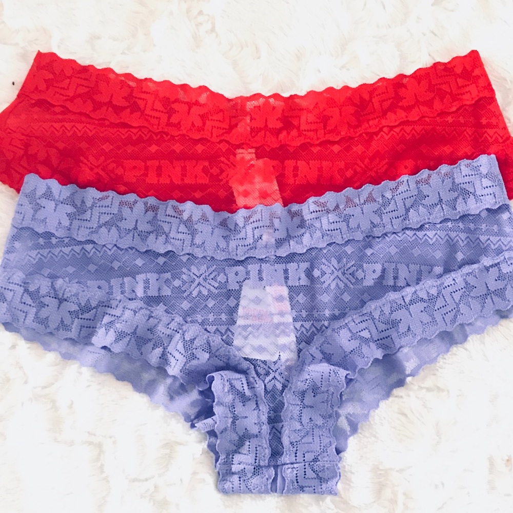 💖PINK Victoria’s Secret Extra Low Rise Cheeksters