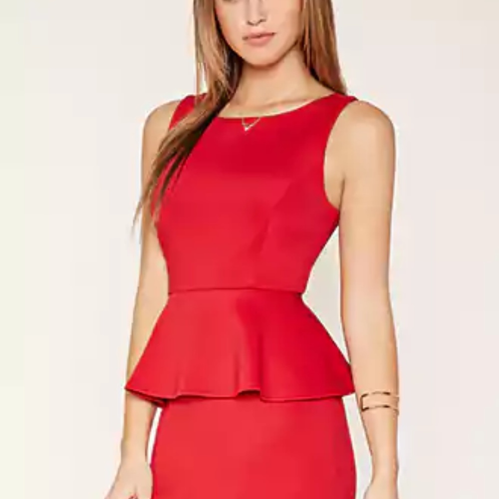 formal peplum dress