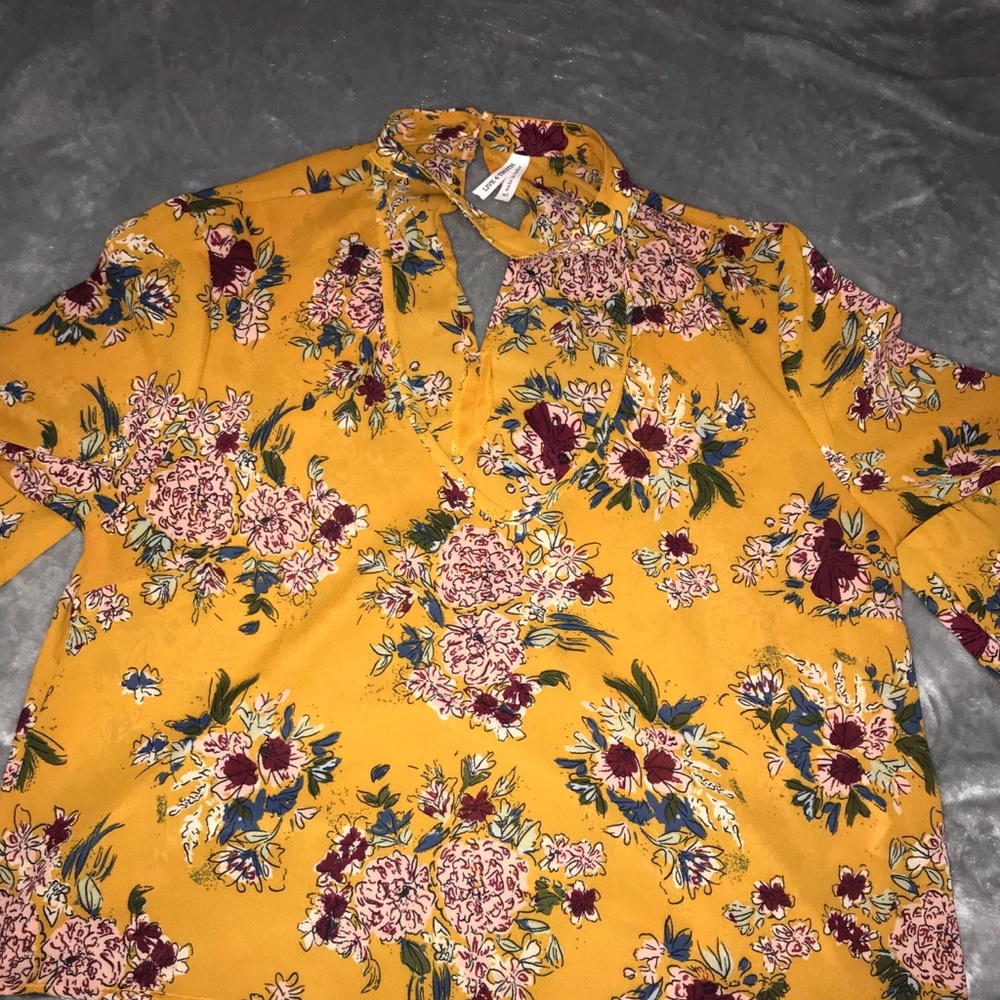 Floral Choker Top