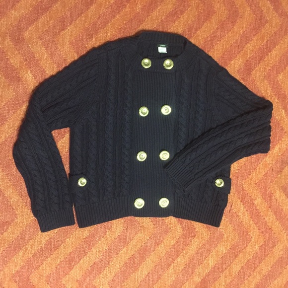 J. Crew Sweaters - J. Crew navy blue Toulouse cable knit sweater XL J. Crew Sweaters - J. Crew navy blue Toulouse cable knit sweater XL