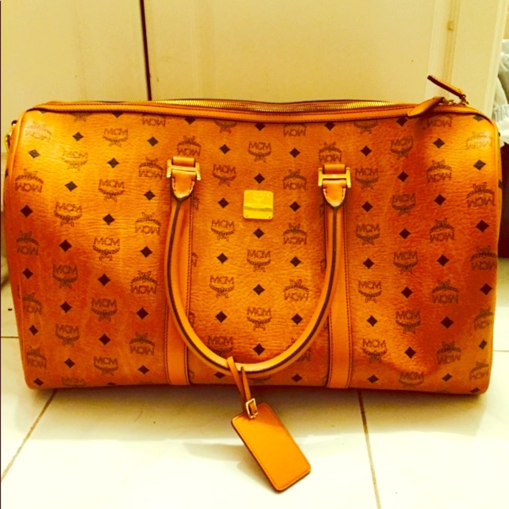 ⚡️100% Authentic MCM Large Duffle bag ✨