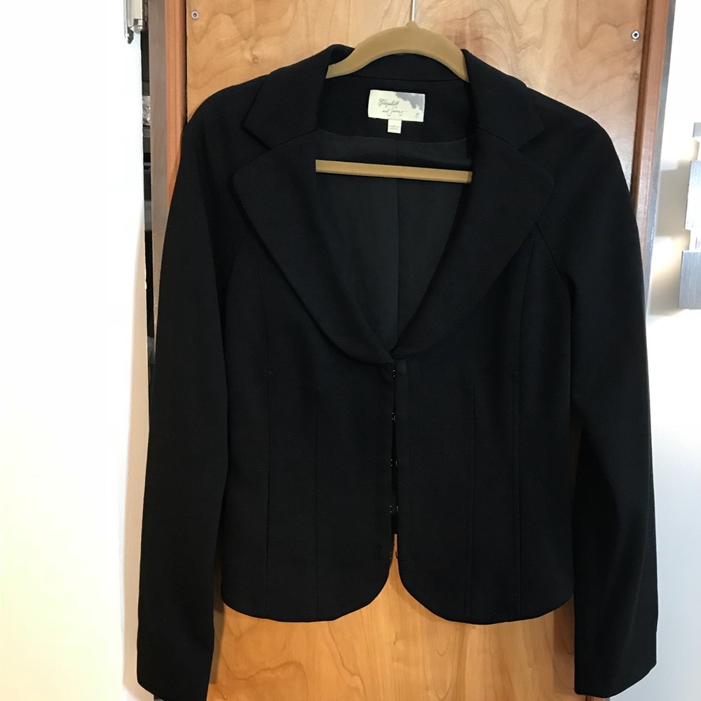 Elizabeth and James black blazer