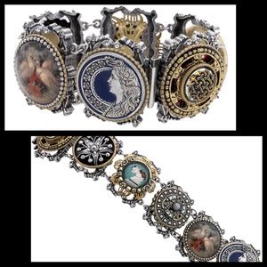 Vintage Masterpiece Button Bracelet