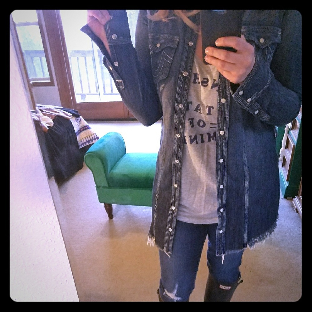True Religion Western Rocky Denim Shirt