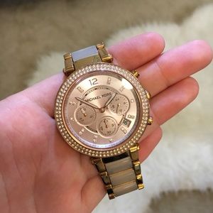 Michael Kors rose gold watch