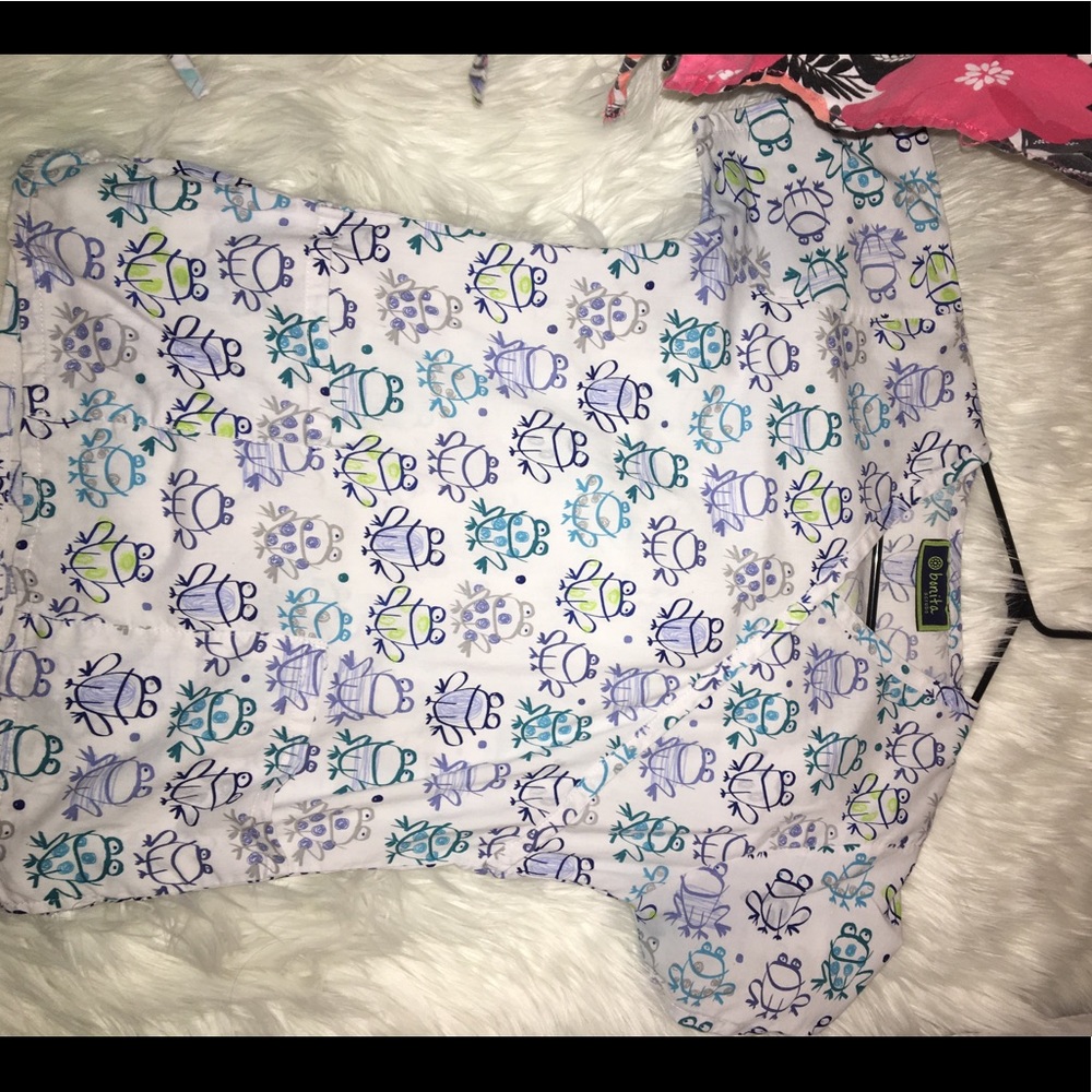 Frog scrub top