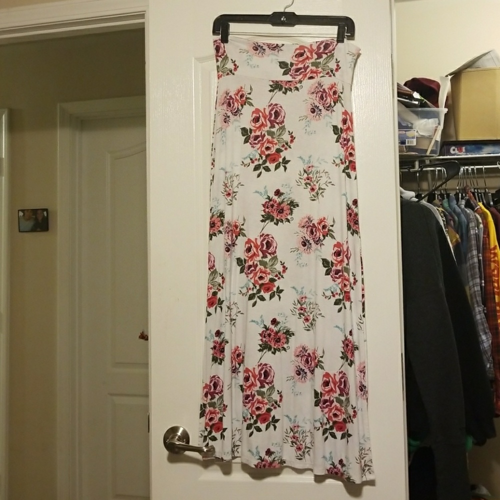 Floral Maxi Skirt