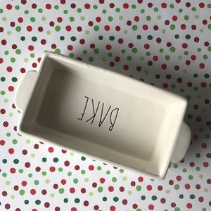 NWT! Rae Dunn By Magenta BAKE loaf pan