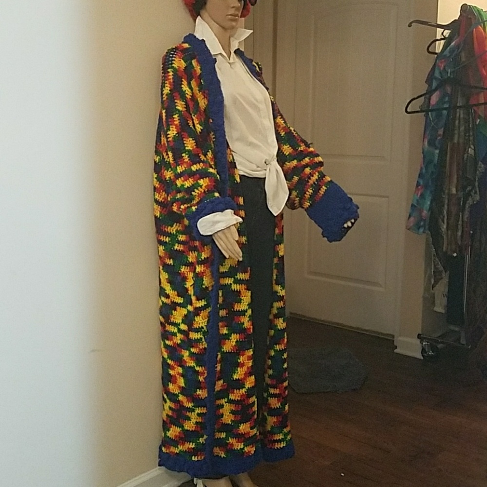 Sweater coat handmade