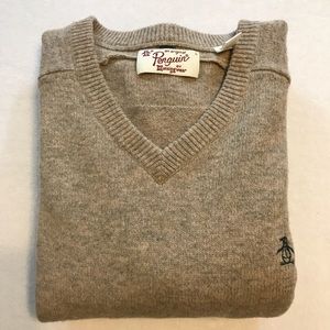 Penguin by Munsingwear Lambswool Sweater Sz Large