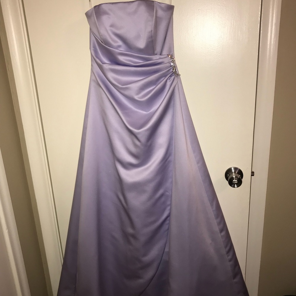 Lavender prom or bridesmaid gown