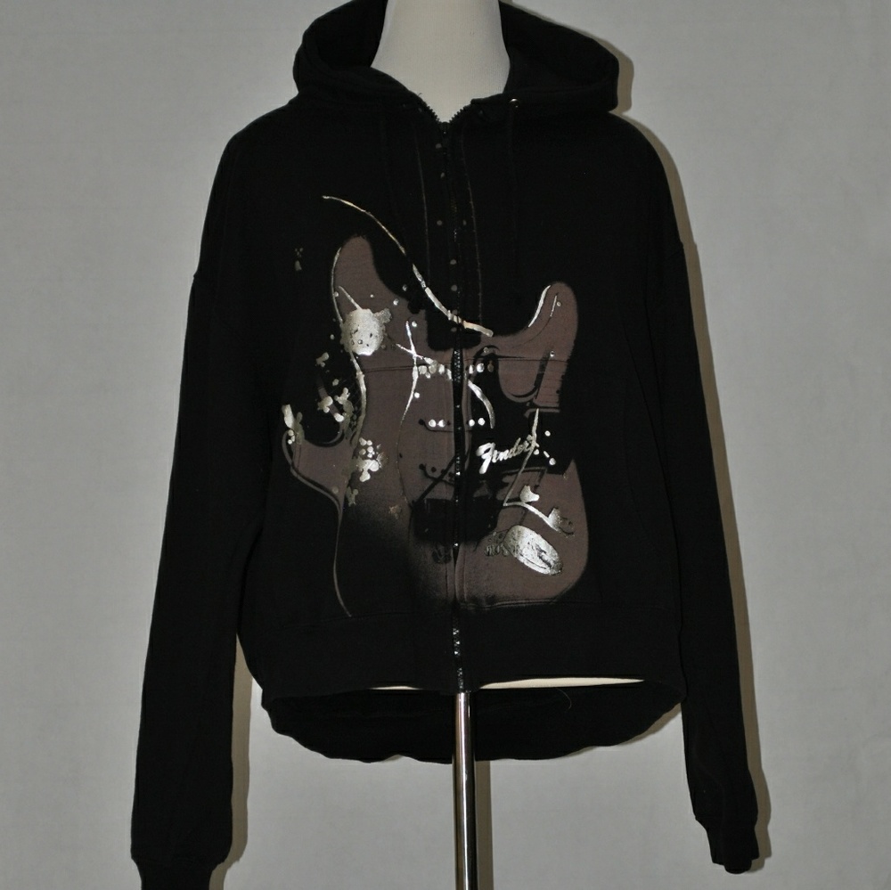 Fender Zipper Hoodie  sweatshirt Sz XL