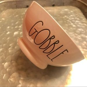 NWT! Rae Dunn By Magenta GOBBLE Thanksgiving bowl