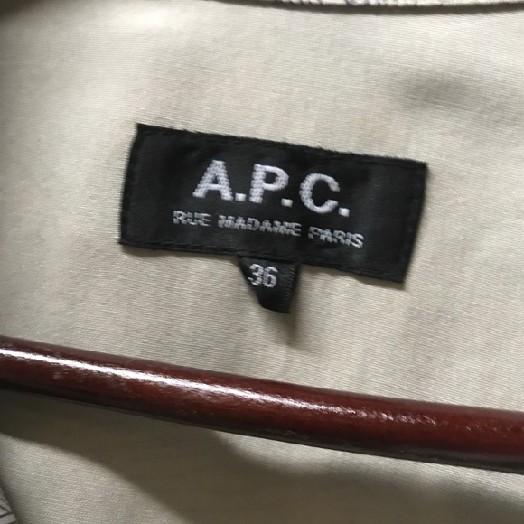 NWOT APC 100% Silk Rock&Leaf Print Shirt Dress - Picture 5 of 5