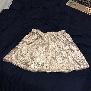 Velvet skater skirt