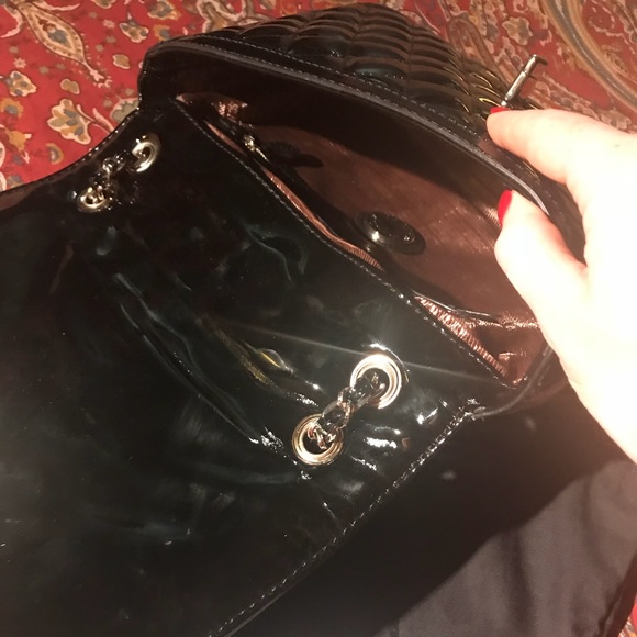 Original patent leather Moschino bag - Picture 5 of 8