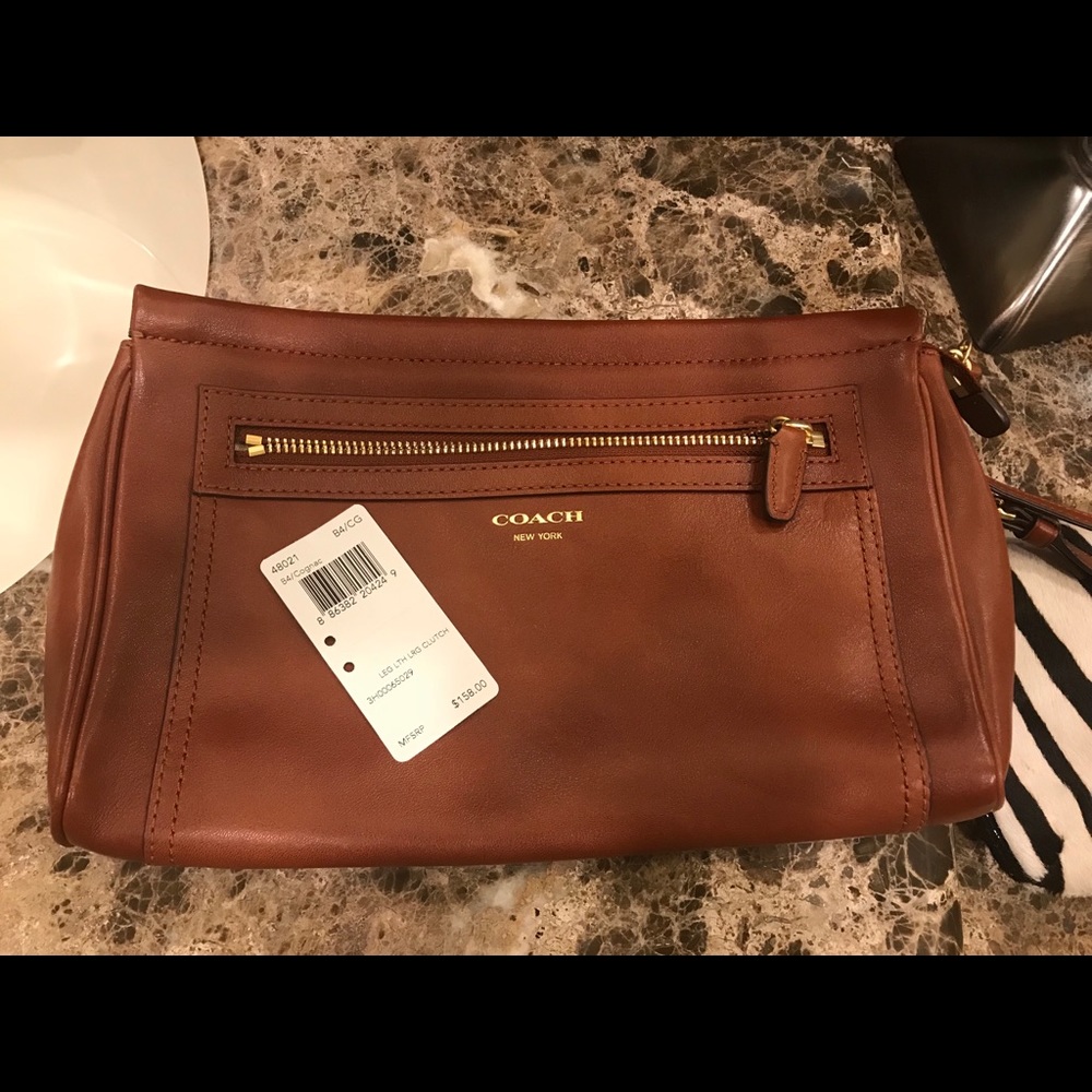 ⚡️BLACK FRIDAY SALE Tobacco Coach Clutch