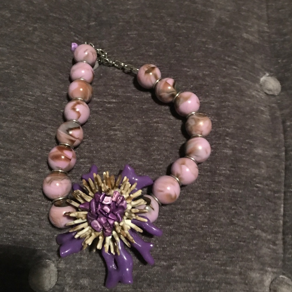Purple necklace