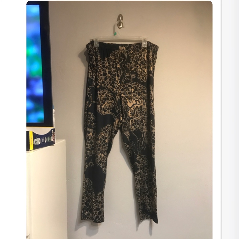 Floral silky Leggings