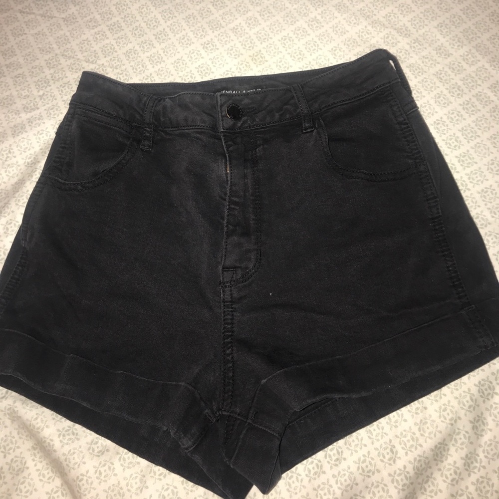 High waisted black Kendall & Kylie shorts