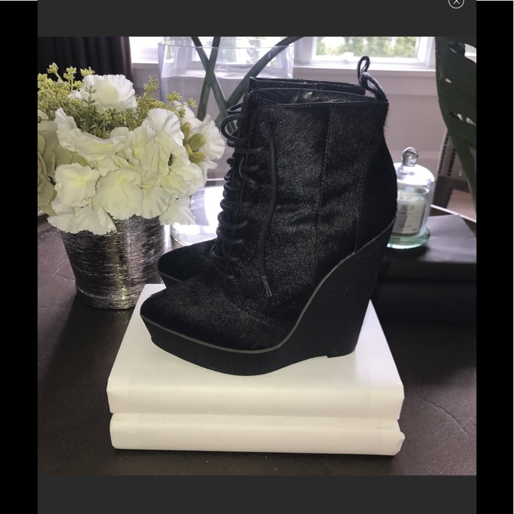 KURT GEIGER Black wedge heels