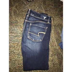Dark Wash Super Stretch Skinny Jeans