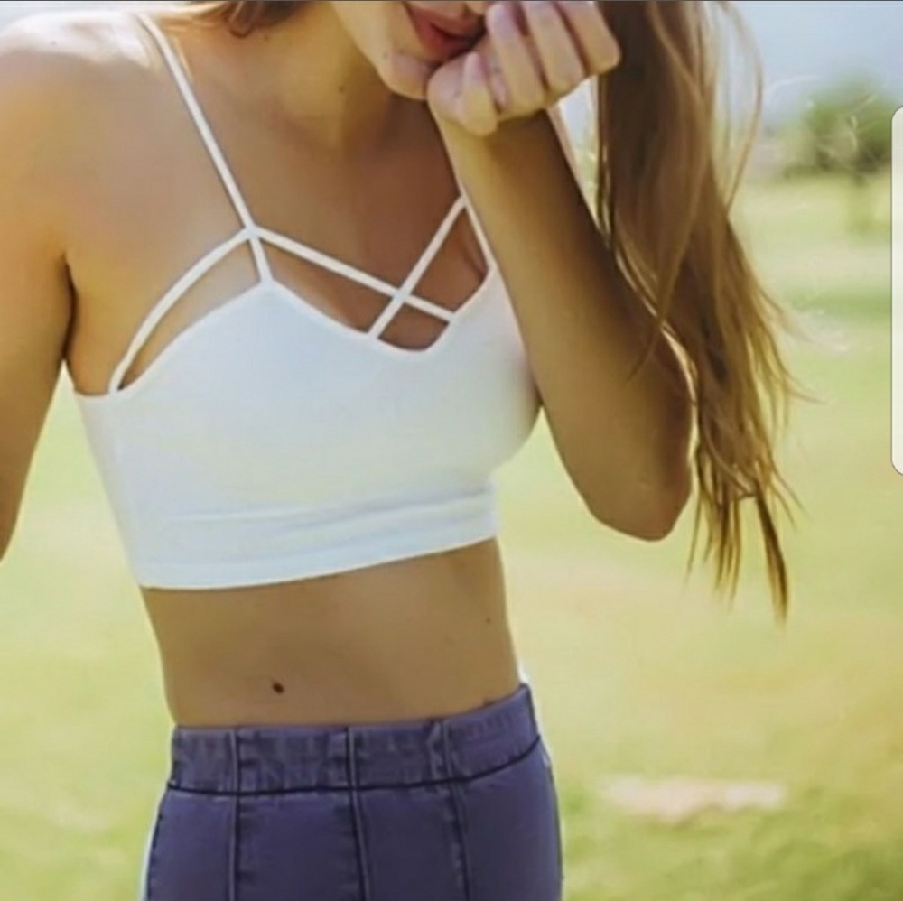 Cute Crop Top Bralette NWT