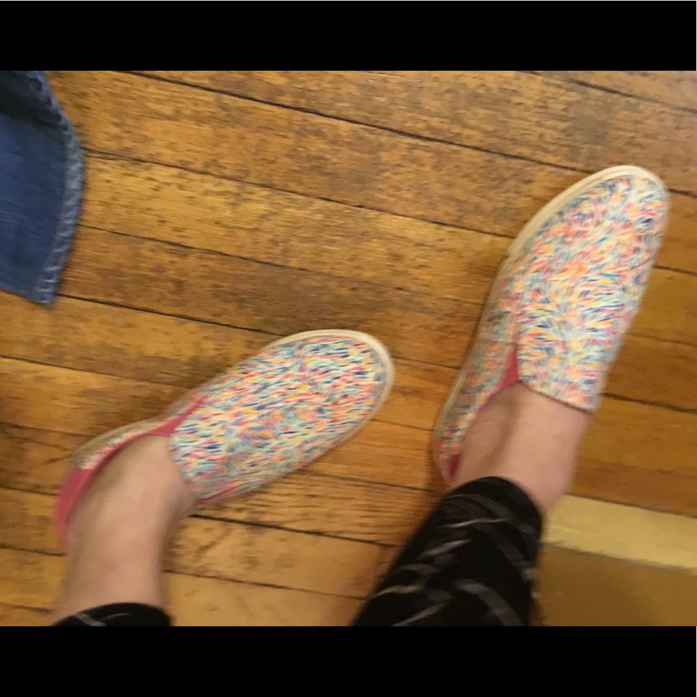 Rainbow Sprinkles Slide on Sneaker