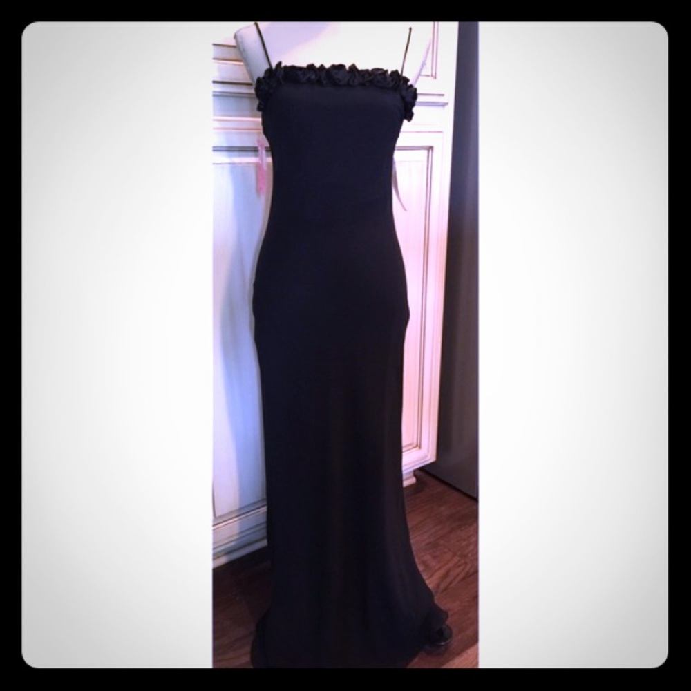 Vintage Antonio Enne gown with black arm wrap