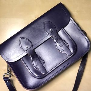 Purple Cambridge Satchel 14”